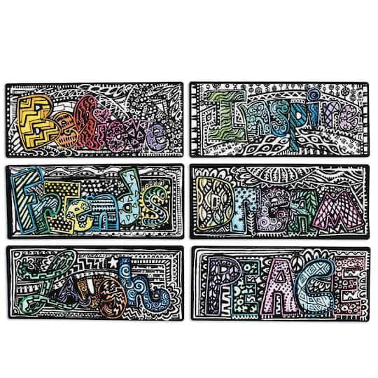 S&S® Worldwide Velvet Art Magnets, 24ct.